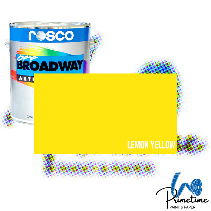 Lemon Yellow | Rosco Off Broadway Scenic Paint