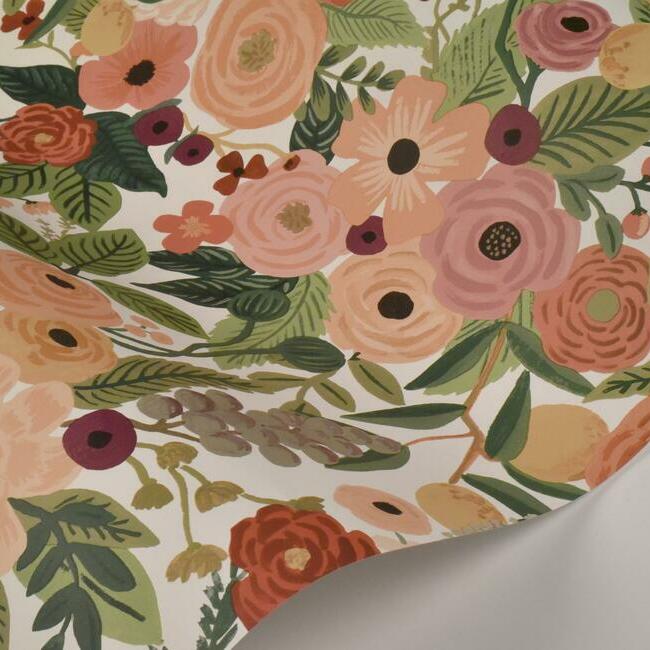 Garden Party Burgundy Multi Wallpaper| Rifle Paper Co.