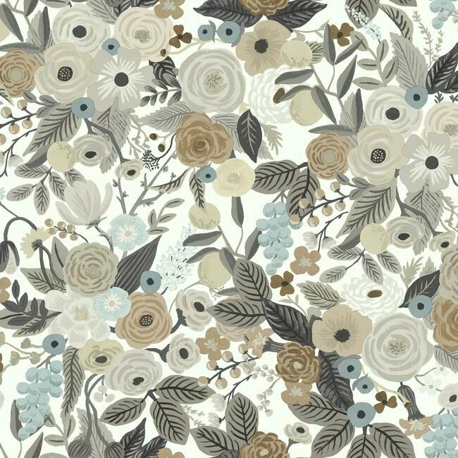 Garden Party Burgundy Multi Wallpaper| Rifle Paper Co.