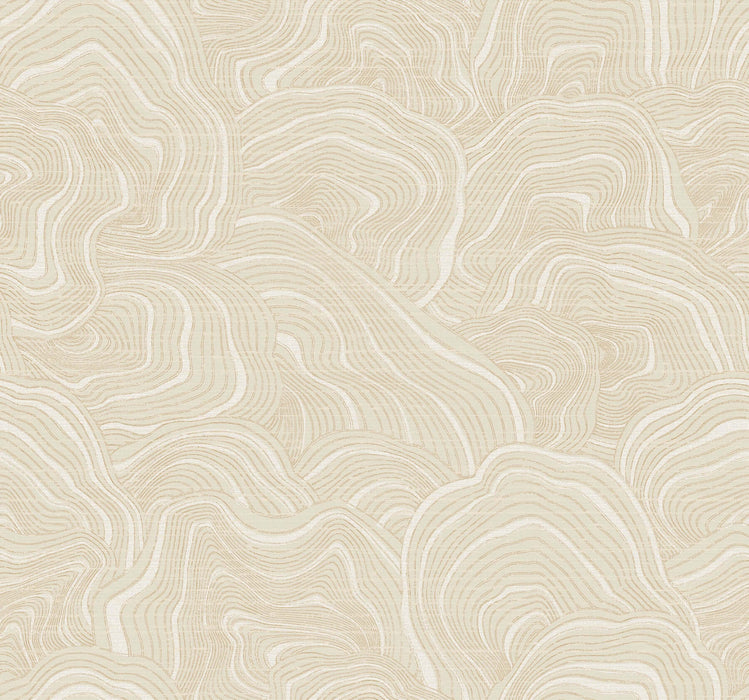 Geodes Taupe Wallpaper | York Wallcoverings