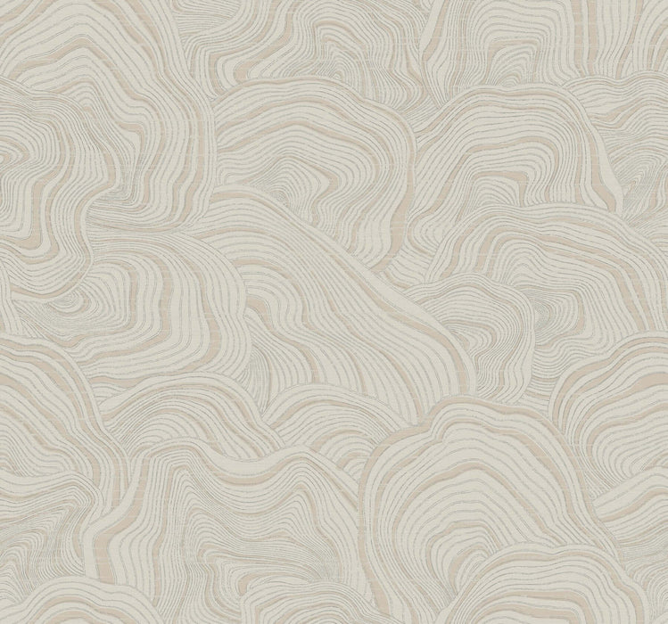 Geodes Taupe Wallpaper | York Wallcoverings