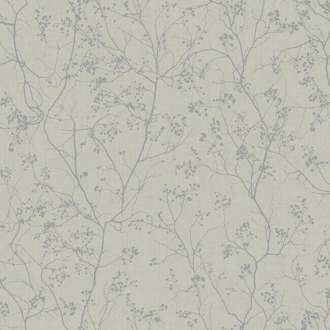 Luminous Branches Black Wallpaper | York Wallcoverings