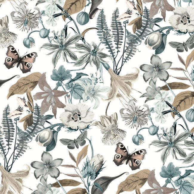 Butterfly House Wallpaper | York Wallcoverings