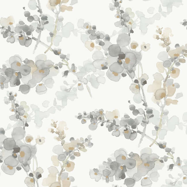 Blossom Fling Blue Wallpaper | York Wallcoverings