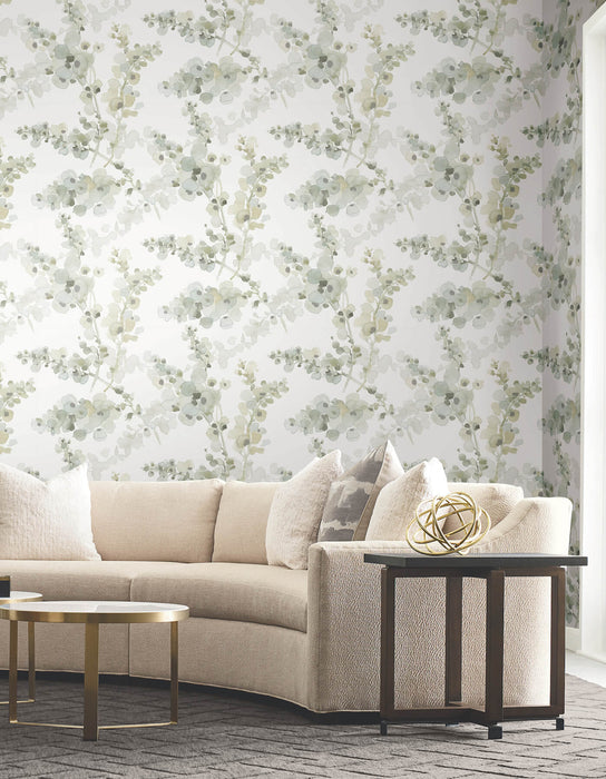 Blossom Fling Blue Wallpaper | York Wallcoverings