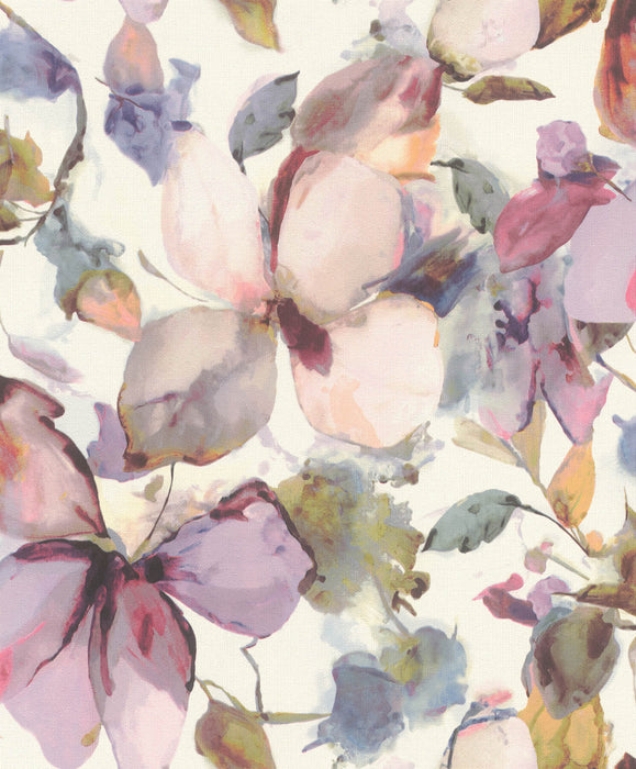 Liliana Plum Floral Wallpaper | A-Street Prints