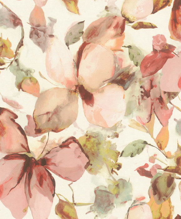Liliana Plum Floral Wallpaper | A-Street Prints