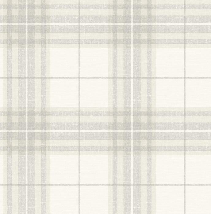 Cabin Check Blue Plaid Wallpaper | Chesapeake