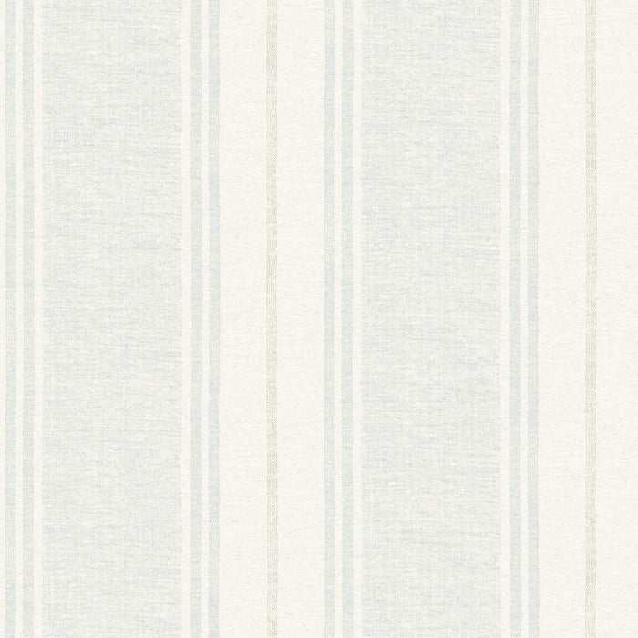 Maddox Sky Blue Flannel Stripe Wallpaper | Chesapeake