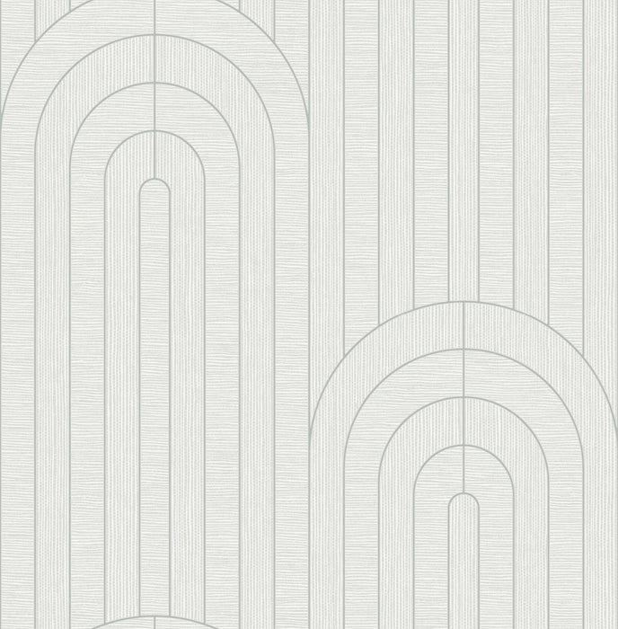 Declan Teal Textured Arches Wallpaper | A-Street Prints