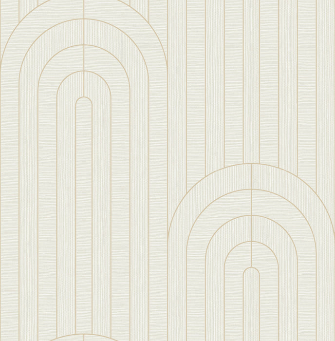 Declan Teal Textured Arches Wallpaper | A-Street Prints