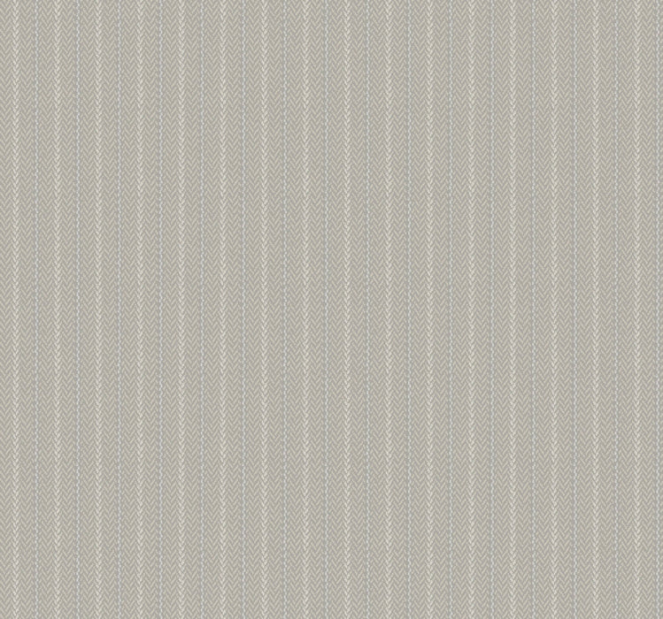 Elkan Stripe Beige Herringbone Wallpaper | York Wallcoverings