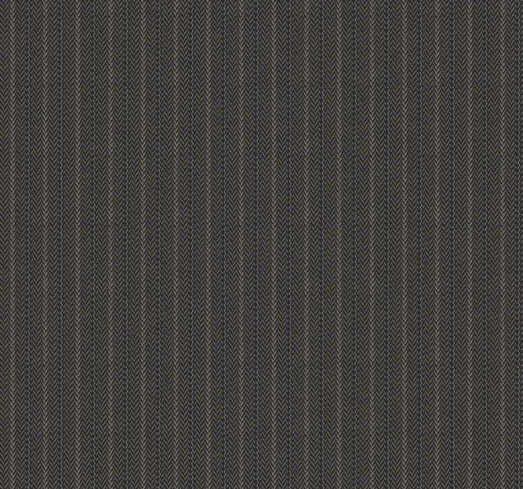 Elkan Stripe Beige Herringbone Wallpaper | York Wallcoverings