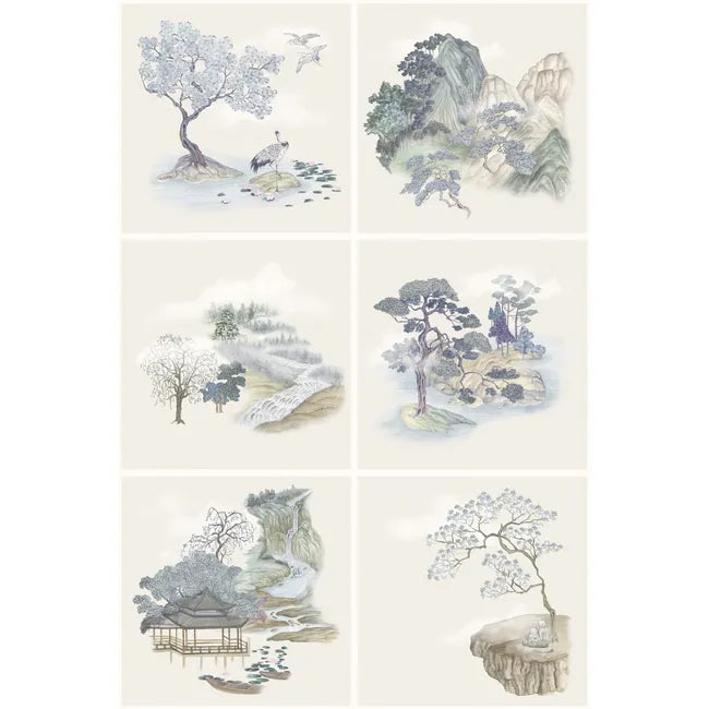Tile Toile Wallpaper - Pink | Cole & Son