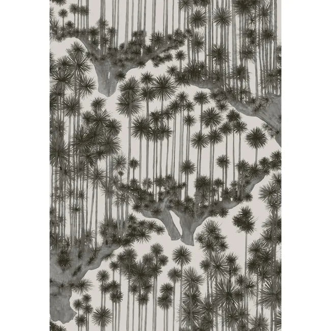 Japanese Woods Wallpaper - Charcoal | Cole & Son