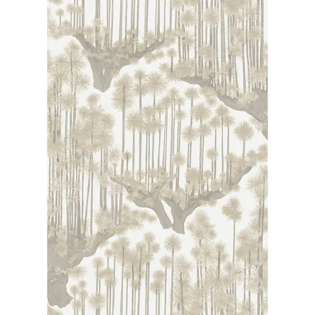 Japanese Woods Wallpaper - Charcoal | Cole & Son