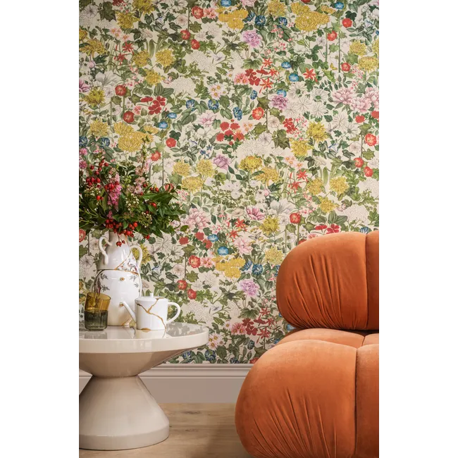 Flora Province Wallpaper - Taupe | Cole & Son