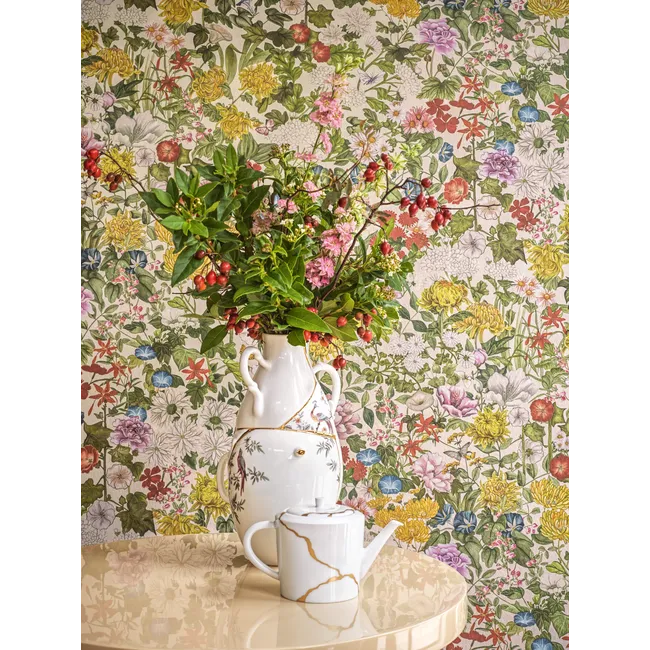 Flora Province Wallpaper - Taupe | Cole & Son