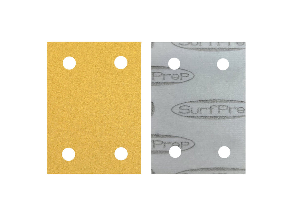 SurfPrep |   3″X4″ Paper Backed Sanding Sheets