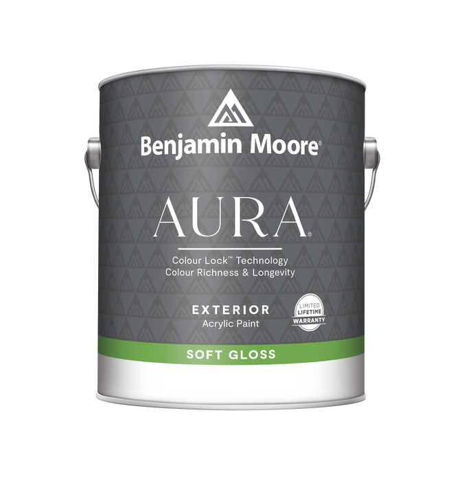 Benjamin Moore F631 Aura Exterior in a Soft Gloos Finish