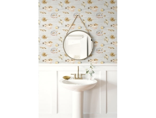Oceanna Pearl Gray | Wallquest