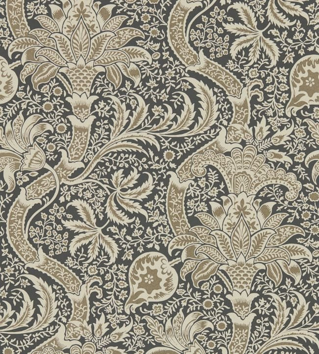 Indian Charcoal/Nickel Wallpaper | Morris & Co