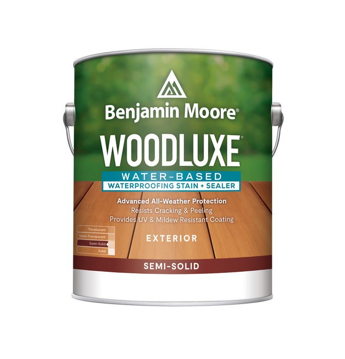 WOODLUXE® Water-Based Semi-Solid Exterior Stain