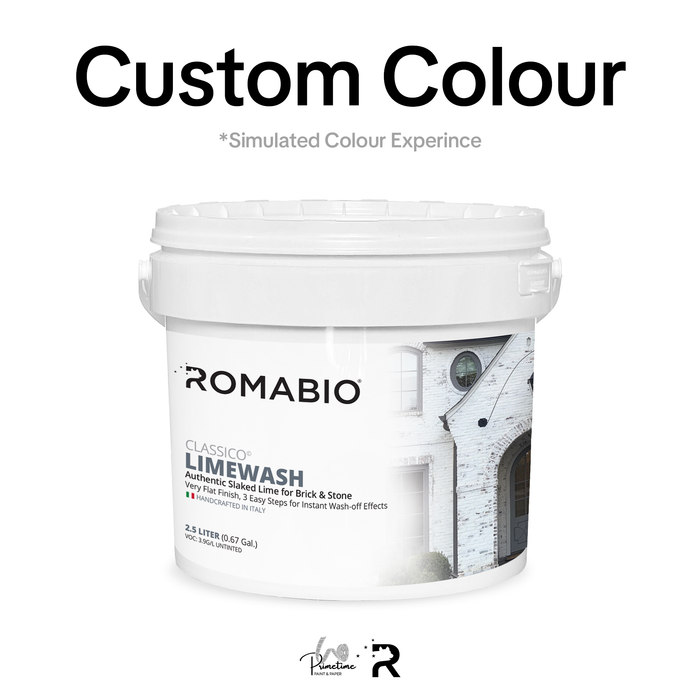 Romabio | Custom "Benjamin Moore" Classic Limewash