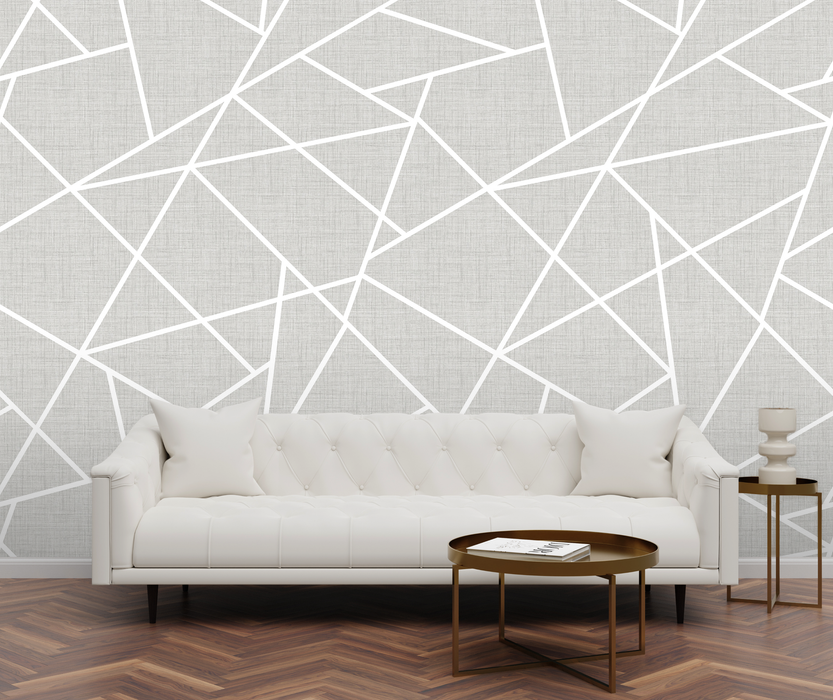 Modern Lines Mural Wallpaper | Remix Walls
