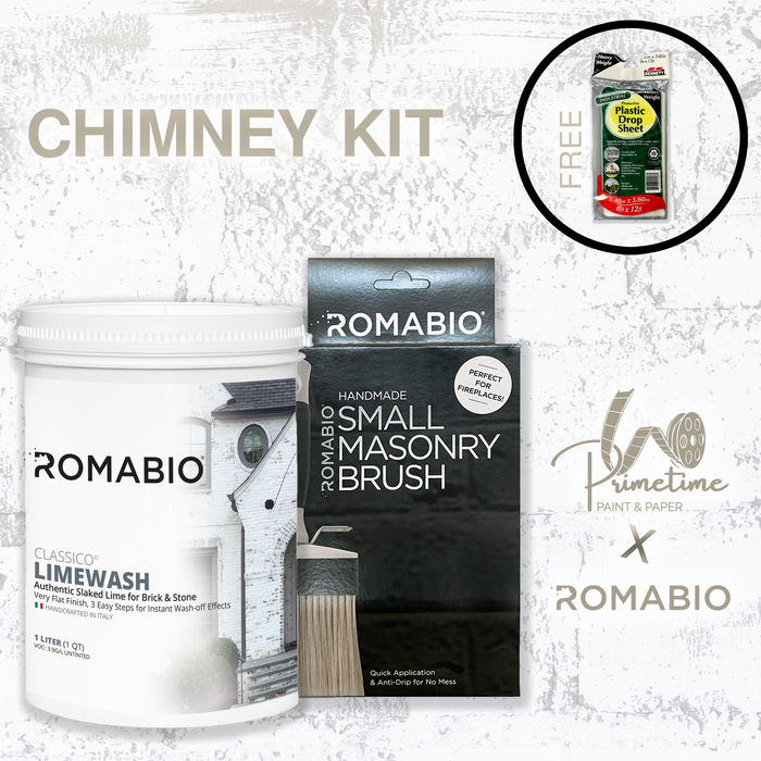 Romabio | Chimney & Fireplace Limewash Kit