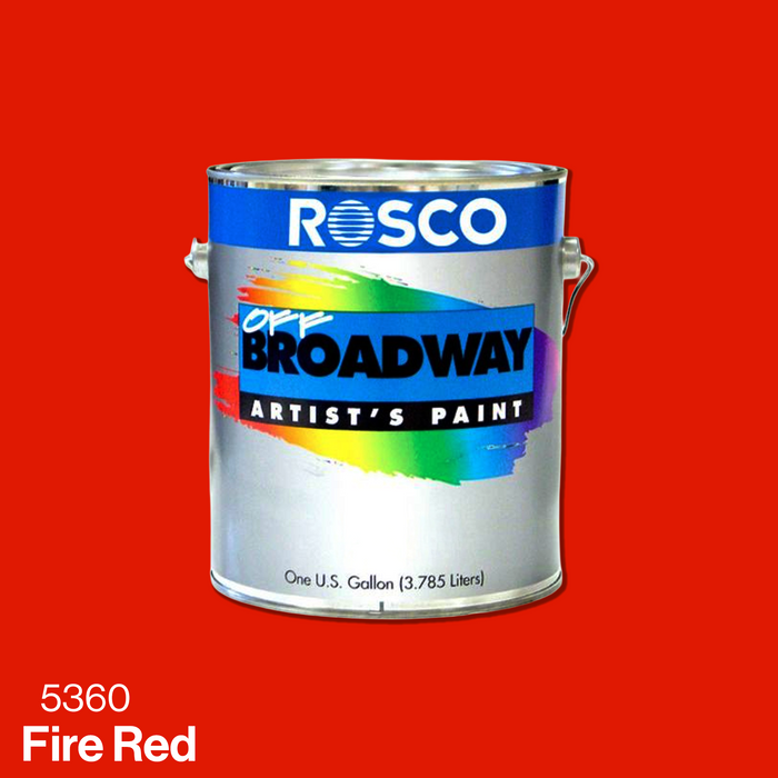 Fire Red | Rosco Off Broadway Scenic Paint