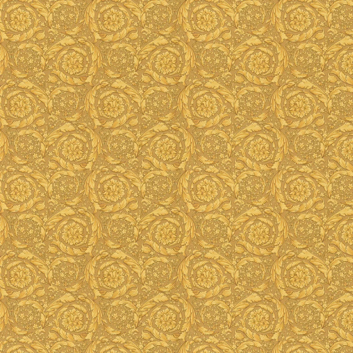 Barocco Scroll Flowers Wallpaper | Versace
