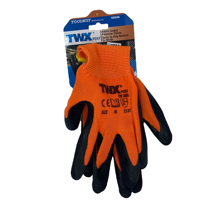 Toolway | TWK Pert Nitrile Coated Polyester Gloves