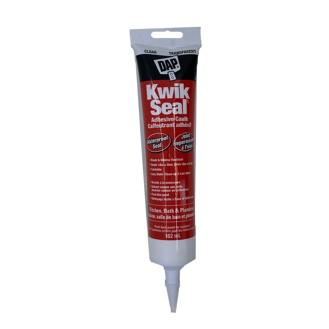 KWIK SEAL® WHITE KITCHEN & BATH ADHESIVE CAULK (Squeeze Tube