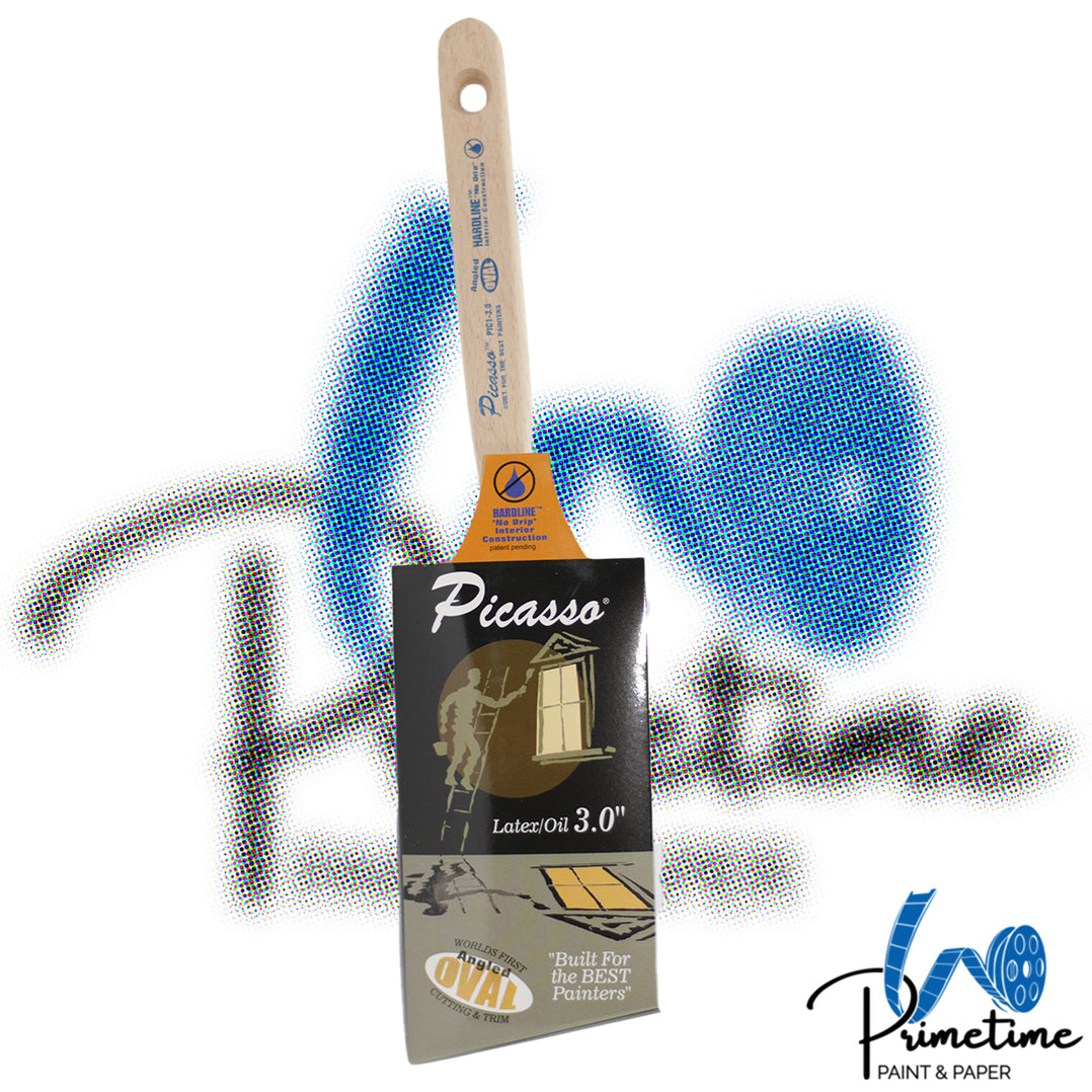 Picasso Oval Angle Sash Paint Brush — Primetime Paint & Paper
