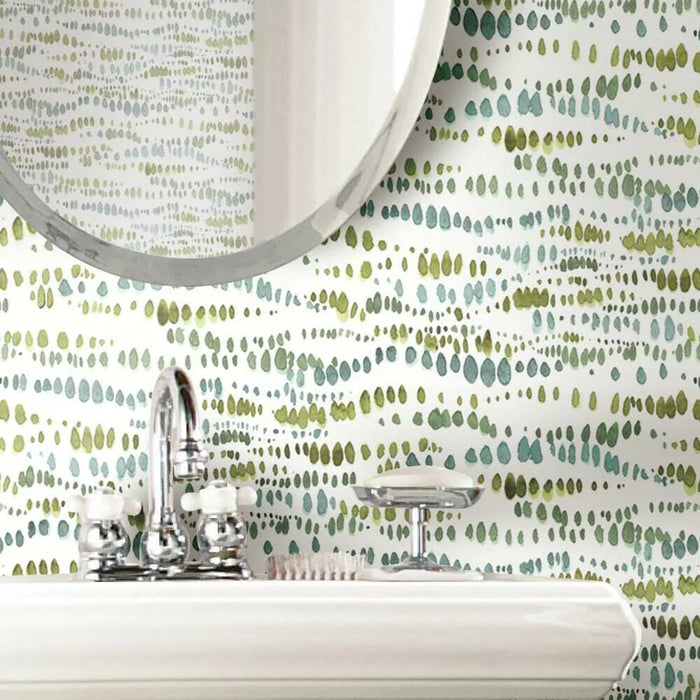 YORK | Dotted Line Peel and Stick Wallpaper