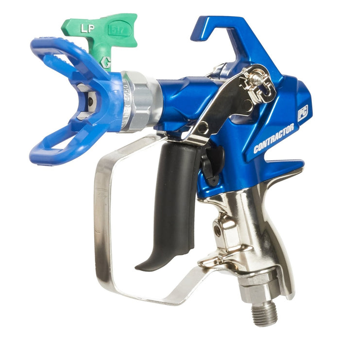 GRACO CONTRACTOR PC COMPACT AIRLESS SPRAY GUN WITH RAC X LP 517 SWITCHTIP