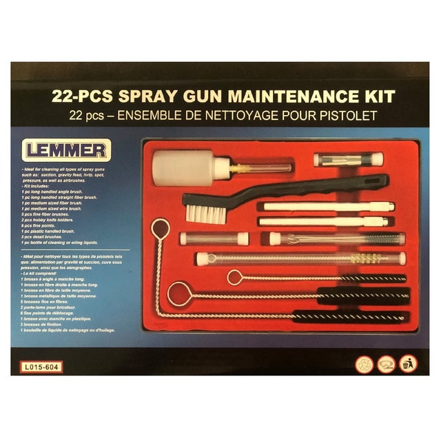Lemmer Cleaning Kit Tools and Brushes (22pcs)