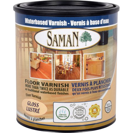 Saman Interior Waterbased Varnish Quart